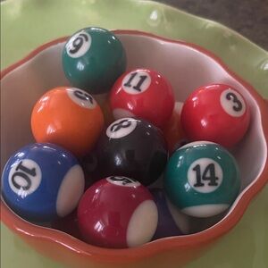 Colorful Mini Billiard Balls Set